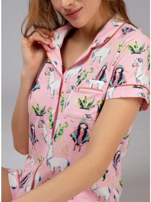 Домашняя пижама Индефини (Арт.532000-3152TBD) - Indefini фото 5