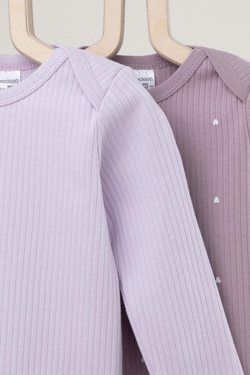 К 6526-2уп/нежно-лавандовый,морской туман набор полукомбинезон (боди) яс