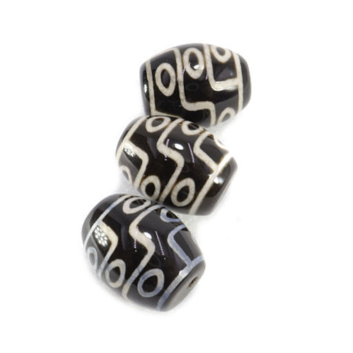 Бусина Дзи уп-2шт 9 глаз символизируют рост благосостояния от 9 планет