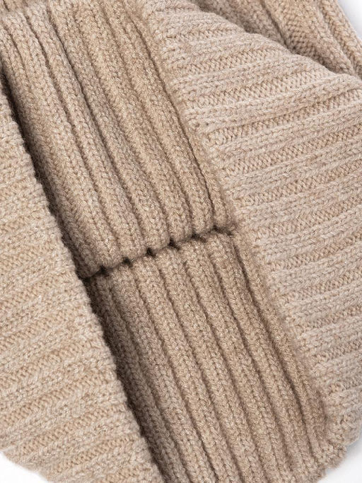 Шапка жен. шерсть+акр LB-A53053 beige - Labbra фото 4