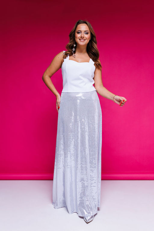 Топ AURA 2127-164 белый  фото 2