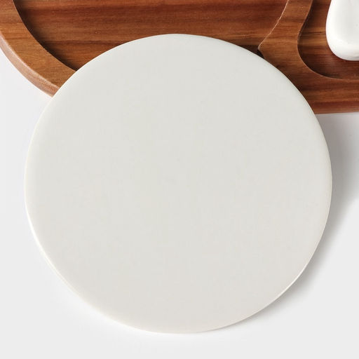 Набор для подачи сыра «Мрамор», 2 ножа, 28×18.5×1.5 см, акация