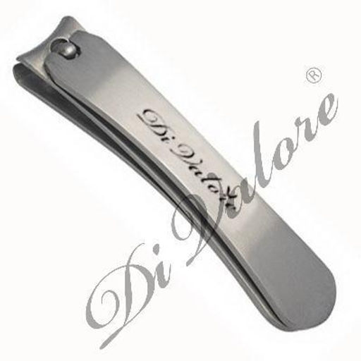 Di Valore 105-003 Кусачки для ногтей большие, дл. 9см, лезвие с изгибом МАТОВЫЕ