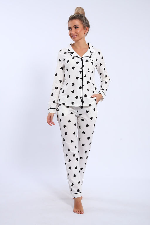 Пижама женская Сердца 46676 - Modalina фото 14