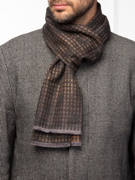 Шарф муж. шелк+виск 30х180 LJG34-589-19 - Labbra фото 4