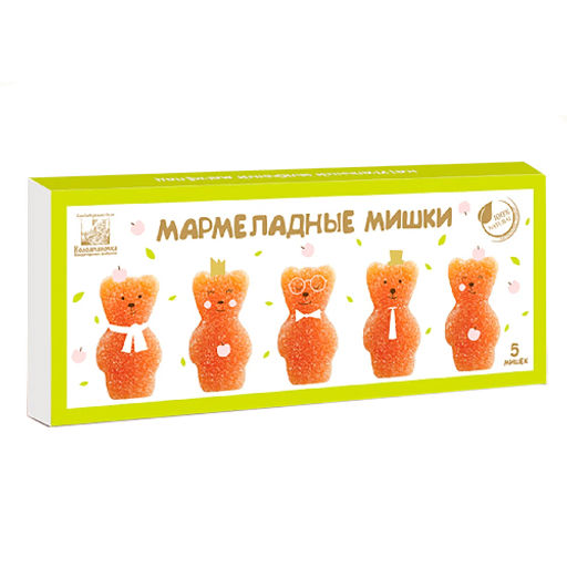 Мармеладные мишки яблочный мармелад