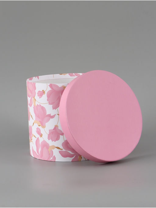 Набор шляпных коробок 5 в 1 «Нежные лилии», 13 × 14 ‒ 19.5 × 22 см