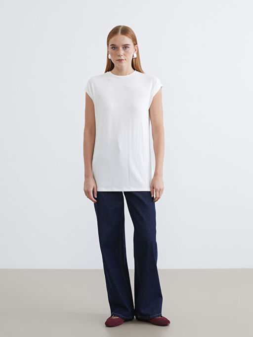 Bisiklet Yaka Kad?n Tunik