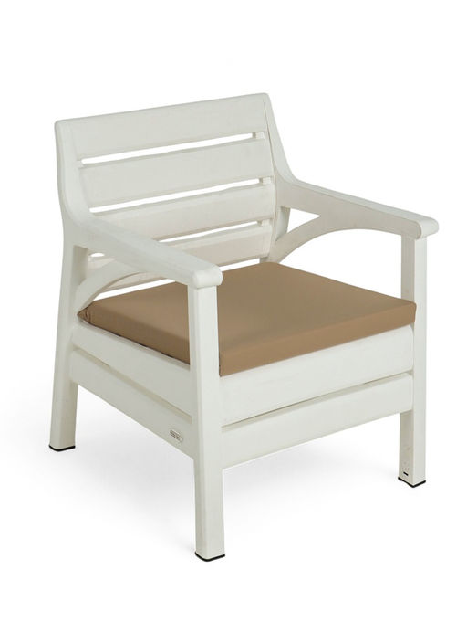 Набор садовой мебели «Евпатория»: 2 кресла, стол, трёхместный диван, белый