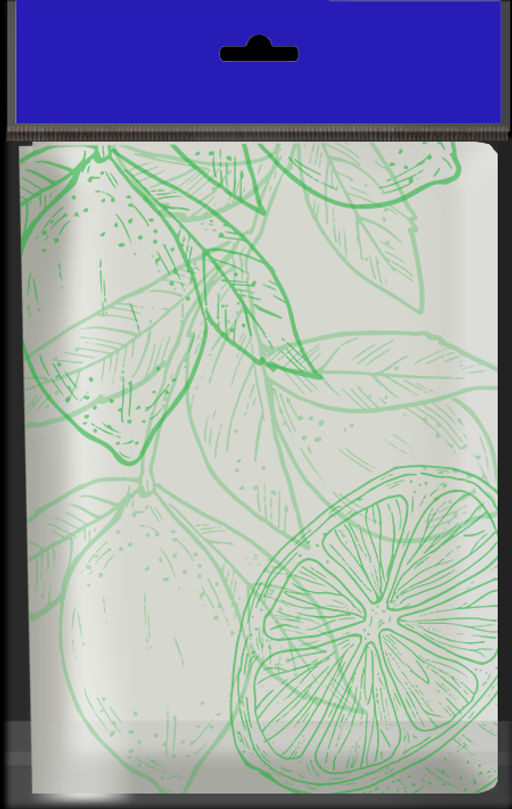 Avikomp скатерть одноразовая 110*150см (1шт) с рисунком Лимоны