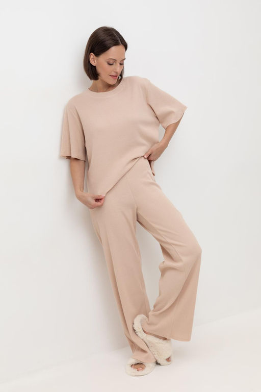 Е 20150/нюдовый беж пижама жен