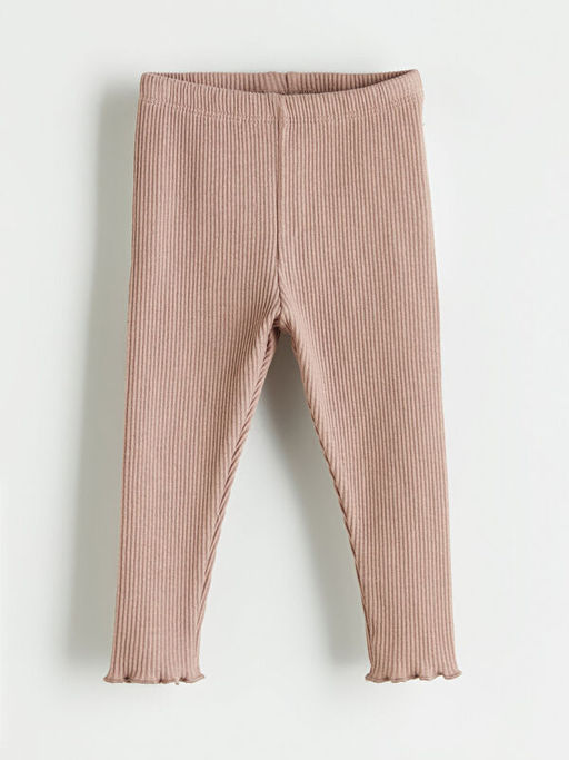 Bisiklet Yaka K?z Bebek Sweatshirt ve Tayt 2li