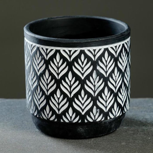 Кашпо для цветов «Узоры», 330 мл, 8.5×8.5×8.5 см, керамическое, МИКС