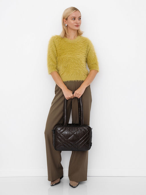 Сумка 5149L green Velina Fabbiana-Safenta