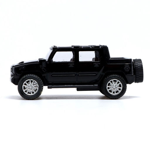 Машина металлическая Пикап, масштаб 1:43 инерция, цвет чёрный - Автоград фото 2
