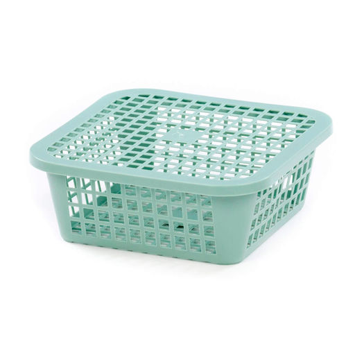 Корзинка квадратная с крышкой 135*135*50 мм арт. 05240, 05257