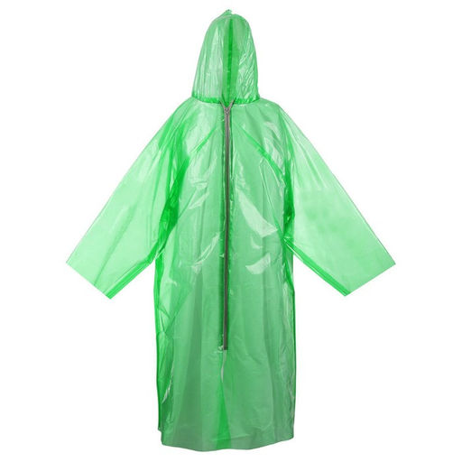 Дождевик, на молнии, шитый, р. универсальный, зелёный