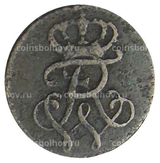 Монета 1 пфенниг 1797 года Германские государства  Пруссия