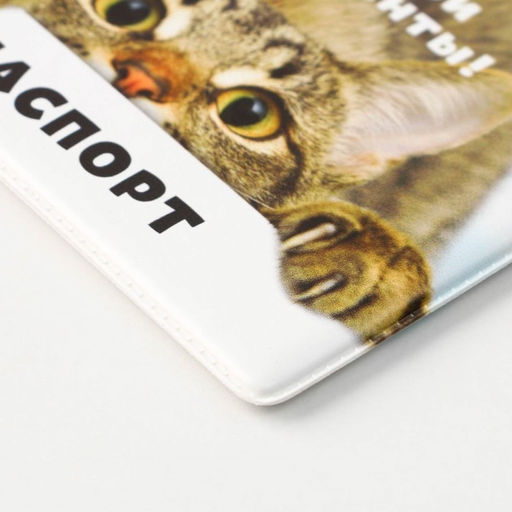 Обложка для паспорта Вот мои документы, ПВХ 280 мкм, эко-печать, картон 1,25 и подложка-пленка 280 мкм - Simaland фото 3