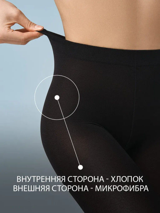 Колготки Micro & Cotton 140 (50/5) - nero