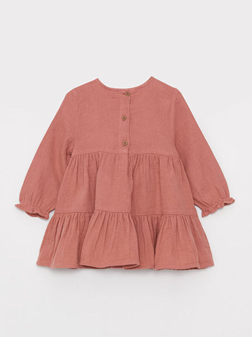 Bisiklet Yaka K?z Bebek Elbise ve Sa? Band? 2li - Waikiki фото 2