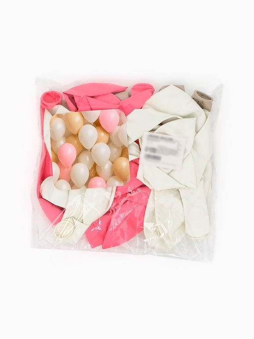 Воздушные шары латексные 12", "Нежно-розовый микс", набор 30 штук