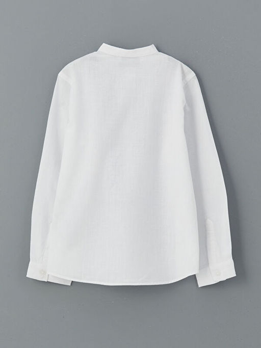 Hakim Yaka Desenli Erkek ?ocuk G?mlek