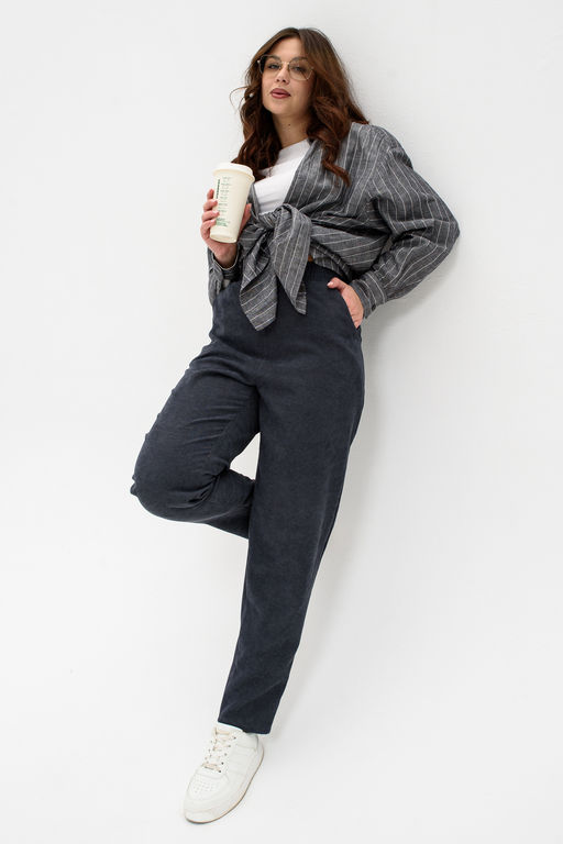 Брюки Натали микровельвет в ассортименте фото 39