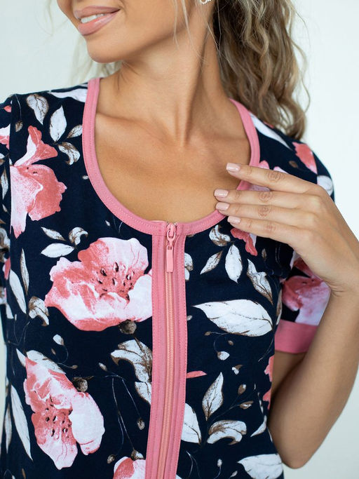 Халат женский, модель 124,трикотаж (Цветение) - Ивановотекстиль фото 10