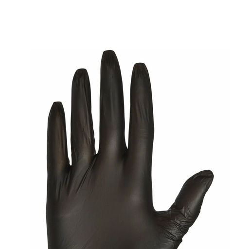 Перчатки винил неопудренные черные А (XL) (100шт) - Полимербыт фото 2