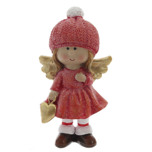 Фигурка декоративная "Ангел", L5,5 W4,5 H11 см, 2в.