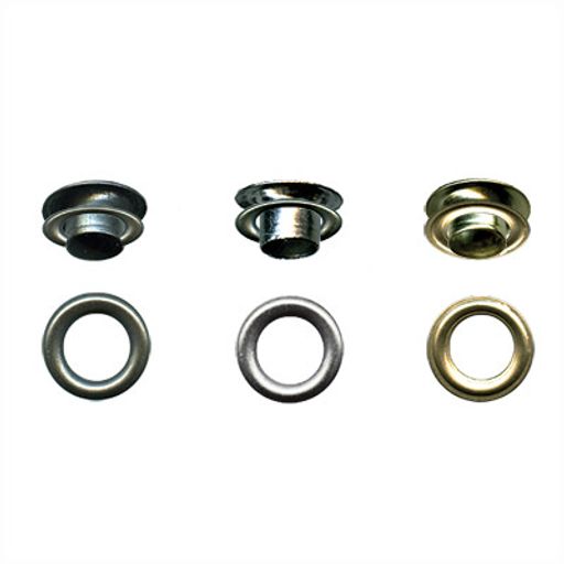 24 Люверсы ФАСОВКА d 10 мм 5 x 10 шт под оксид