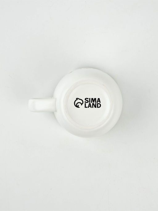 Чайная пара Улыбайся: кружка 200 мл, блюдце 18?11 см, ложка