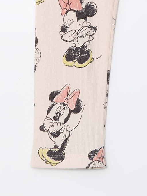 Beli Lastikli Minnie Mouse Bask?l? K?z Bebek Tayt - Waikiki фото 2