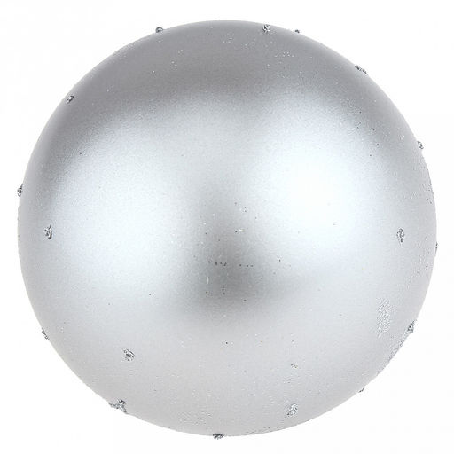 Елочная игрушка шар стеклянная д8см, серебро, ручная художественная роспись, подарочная упаковка (Россия) - Домашняя мода фото 4