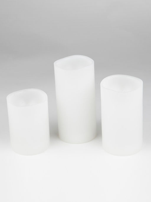 ULD-F050 WARM WHITE CANDLE SET3 Фигура светодиодная Свеча на батарейках 2АА (не в/к), в составе набора из 3 штук. 1 светодиод. Теплый белый свет. TM Uniel - Volpe фото 2