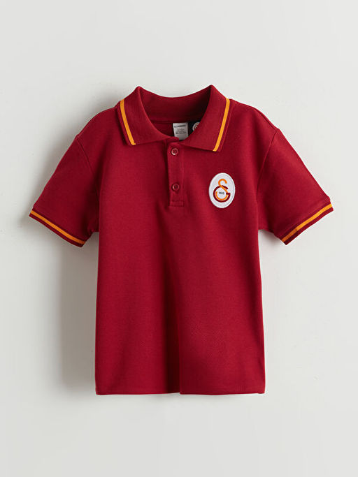 Polo Yaka Galatasaray Bask?l? Erkek ?ocuk Ti??rt