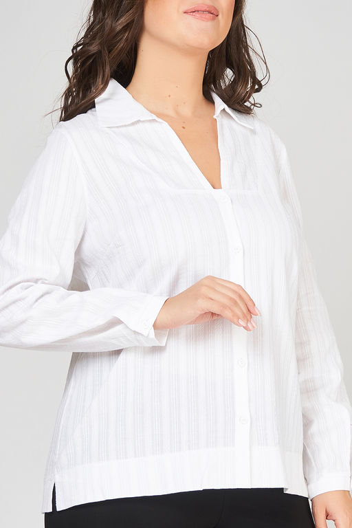 Блуза белая офисная - Olsi фото 4