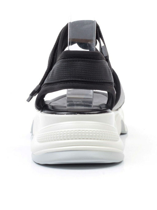 08-PED76-1 BLACK Босоножки (текстиль, стелька натуральная кожа) - Фабричный китай фото 11