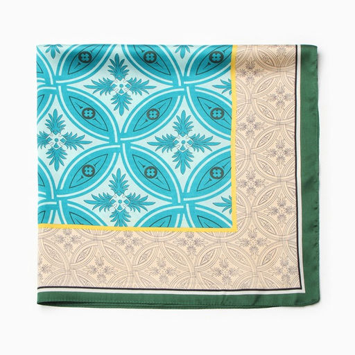 Платок женский MINAKU, размер 70×70 см, зелёный