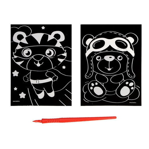 Набор для творчества. Фреска и гравюра Крутому парню - Школа талантов фото 6