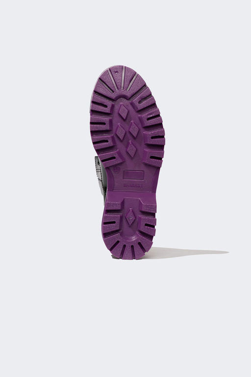 Женские зимние ботинки из искусственной кожи на толстой подошве - Defacto фото 5