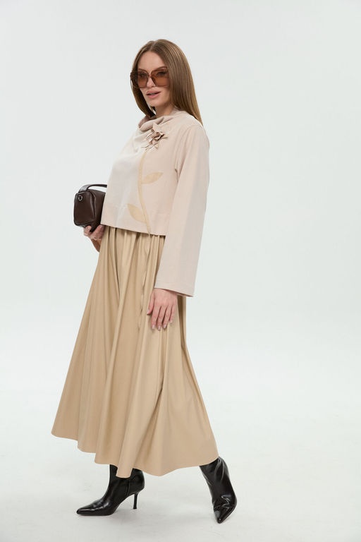 Платье NIKVA н924-13 капучино  фото 9
