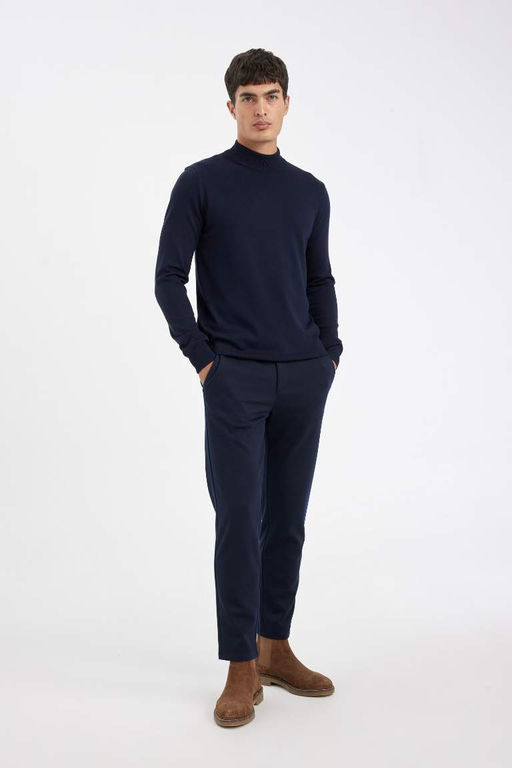 Базовые прямые брюки для бега с плоскими карманами - Defacto фото 3