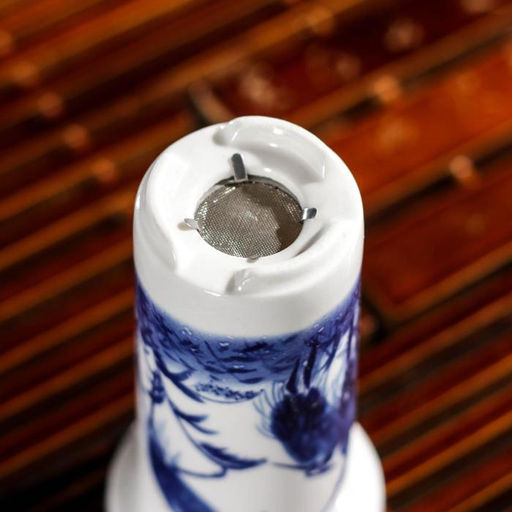 Стеклянная колба для заваривания чая «Горный пейзаж», 200 мл, 7×6×10.7 см, рисунок МИКС