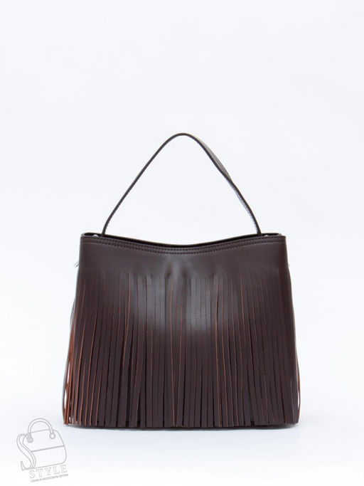 Сумка женская кожаная 2385-1Y coffee Polina&Eiterou  в Новосибирске