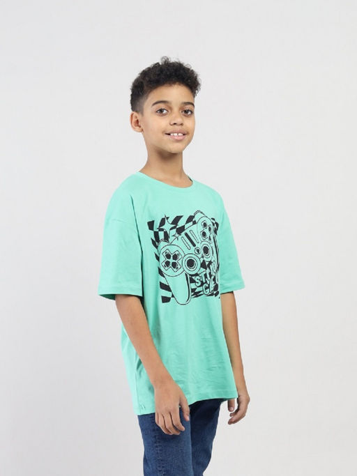 CRB wear / CSJB 64038-37-435 Футболка для мальчика,зеленый/Ex.Cherubino  фото 3