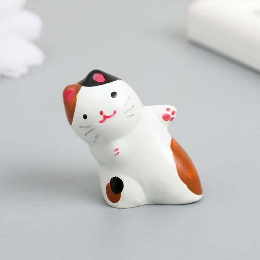 Фигурка полистоун «Котик в наклоне», 4×2.5×4 см