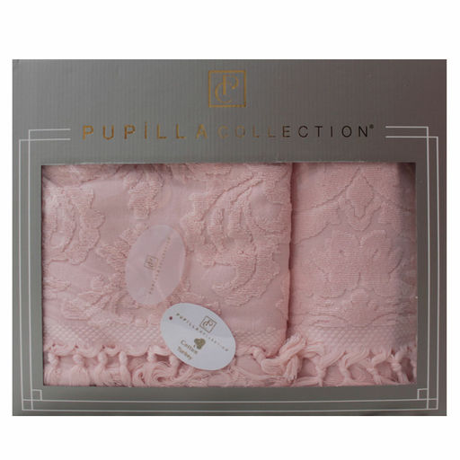 Набор полотенец Pupilla ELIZ хлопок (2 шт) (50*90,70*140) персик