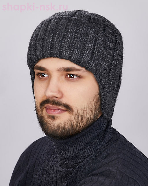 Маркиз Ушанка мужская флис (56-58)